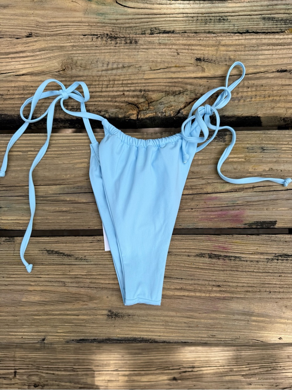 NWT L*Space Robyn Bottom Tanga Baby Blue Medium